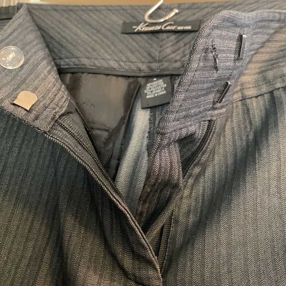 Kenneth Cole Gray Striped Pant Suit - Picture 12 of 16